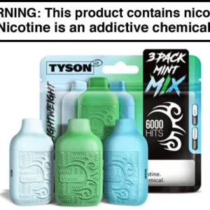 Tyson 2.0 Lightweight 6000 Puffs (3-Pack)